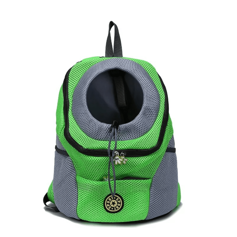 Dog Carrier Backpack Oxford Polyester Breathable Mesh S M L Up to 8kg Safety Leash Padded Hiking Travel Pet Bag | Koossa