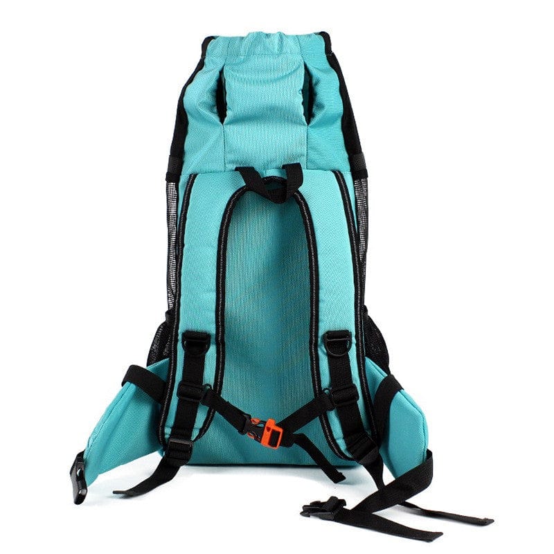 Dog Hiking Backpack 600D Oxford Mesh M L Up to 18kg Reflective Safety Leash Padded Straps Outdoor Carrier Travel | Koossa