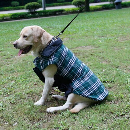 Dog Reversible Coat Warm Padded Two-Sided Winter Jacket Small Medium Large Dog Fleece Quilted Vest Waterproof Windproof Outdoor | Koossa