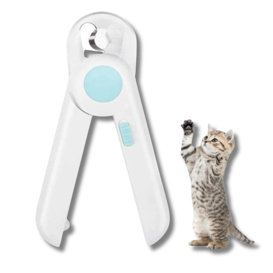 Pet Nail Clipper Stainless Steel LED Light Ergonomic Non-Slip Dog Cat Nail Scissors Claw Trimmer Quick Finder | Koossa