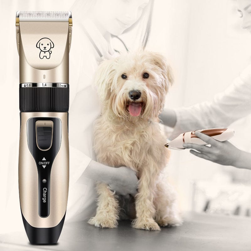 Dog Grooming Clipper Kit Low Noise Rechargeable Wireless Ceramic Blade Cordless Dog Hair Trimmer Clipper Set Small Medium Large Breeds | Koossa