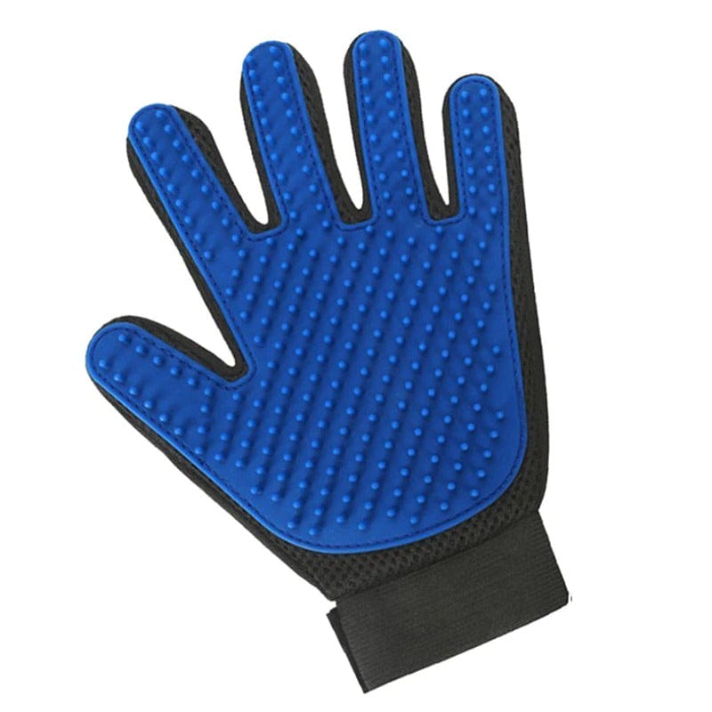 Pet Grooming Glove Silicone Bristles Adjustable Wrist Strap Deshedding Massage Cat Dog All Coat Types Washable | Koossa