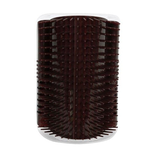 Cat Self-Grooming Brush Wall Corner Silicone Bristles Snap-On Massage Scratcher Hairball Reduction Indoor | Koossa