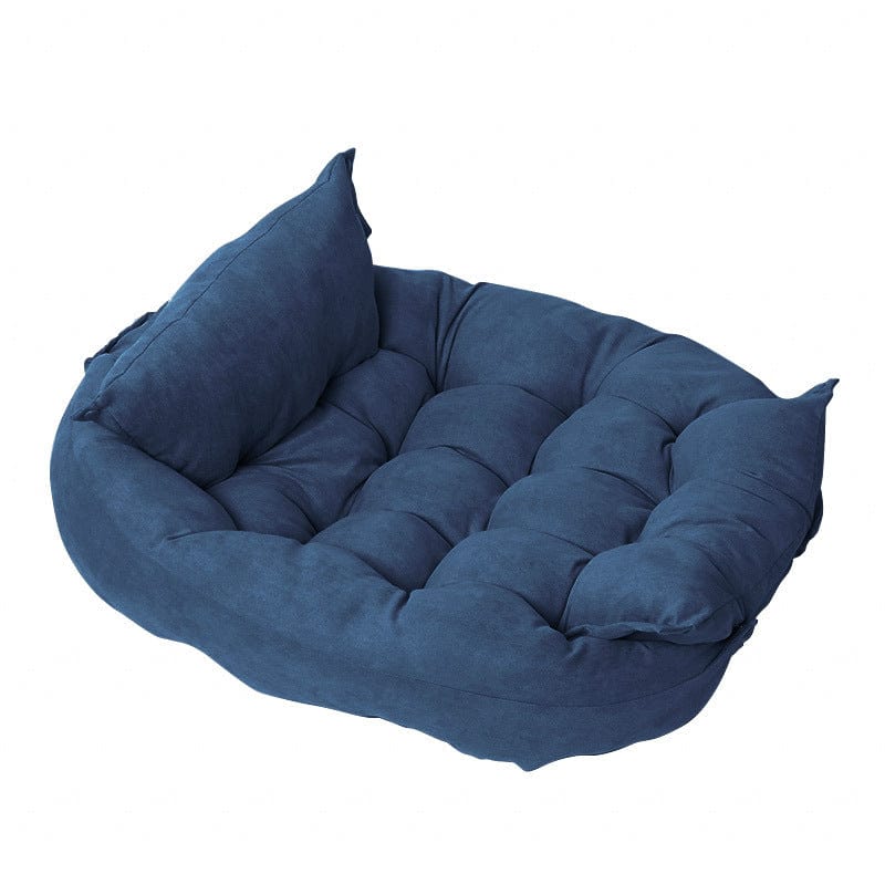 Dog Bed Convertible 3-in-1 Velvet Pearl Cotton Sofa Nest Mattress S–XL Joint Support Washable Luxury Dog Sofa | Koossa