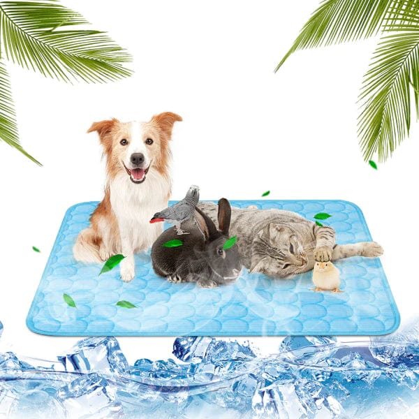 Pet Cooling Mat Pressure Activated Self-Cooling Gel Pad Dog Cat Cool Mat Summer Heat Relief Indoor Outdoor Small Medium Large | Koossa