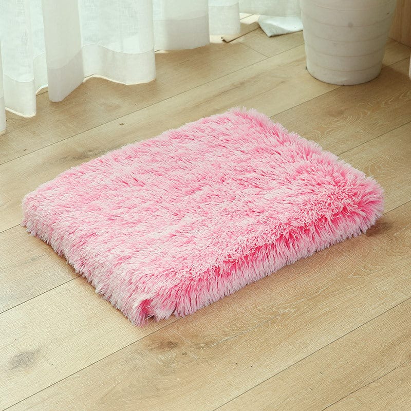 Dog Bed Replacement Cover Faux Fur Plush Removable Washable Spare Cover Calming Dog Bed Cover Donut Bolster Compatible Soft | Koossa