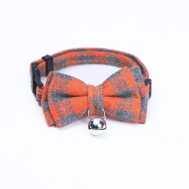 Cat Collar Bow Tie Nylon Adjustable Safety Breakaway Buckle Bell Lightweight Indoor Outdoor Kitten Adult Cat | Koossa