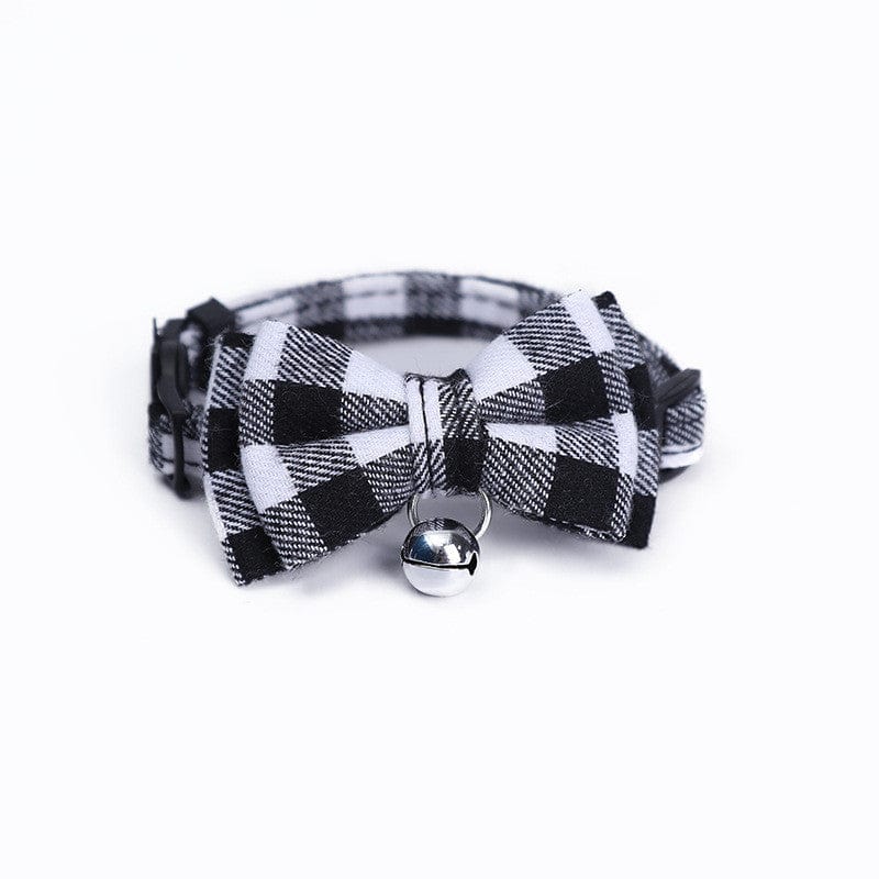 Cat Collar Bow Tie Nylon Adjustable Safety Breakaway Buckle Bell Lightweight Indoor Outdoor Kitten Adult Cat | Koossa