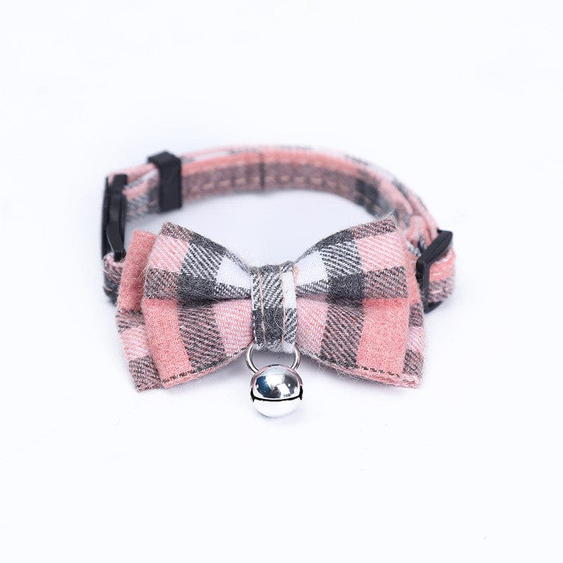 Cat Collar Bow Tie Nylon Adjustable Safety Breakaway Buckle Bell Lightweight Indoor Outdoor Kitten Adult Cat | Koossa