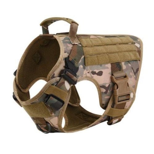 Dog Tactical Collar 1000D Nylon Metal Buckle Velcro Adjustable Heavy Duty Dog Collar Military Style Padded Lining Small Medium Large Black | Koossa