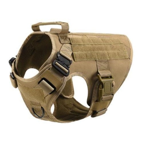 Dog Tactical Collar 1000D Nylon Metal Buckle Velcro Adjustable Heavy Duty Dog Collar Military Style Padded Lining Small Medium Large Black | Koossa