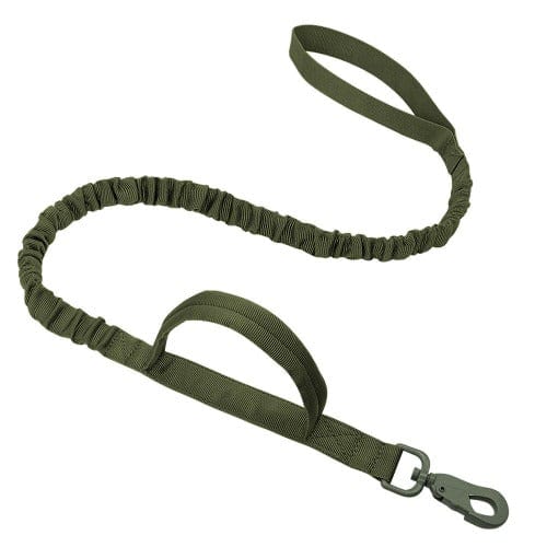 Dog Bungee Leash 1000D Nylon Elastic Buffer 97–150cm Metal Swivel Clip No-Pull Training Lead EVA Handle Tactical | Koossa