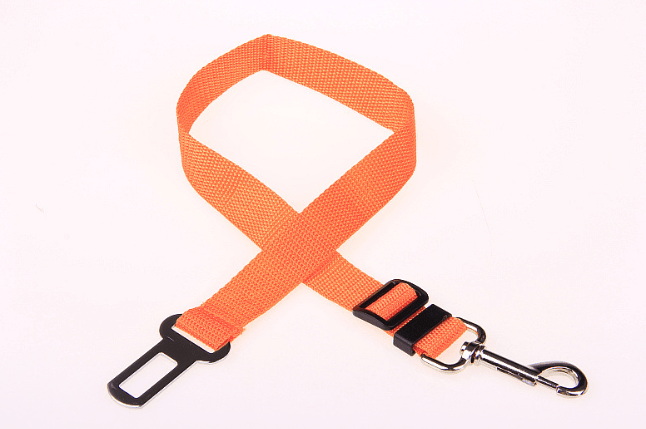 Dog Car Seat Belt Nylon Adjustable 45–76cm Zinc Alloy Swivel Clip Harness Attachment Safety Travel Lead Cat Dog | Koossa