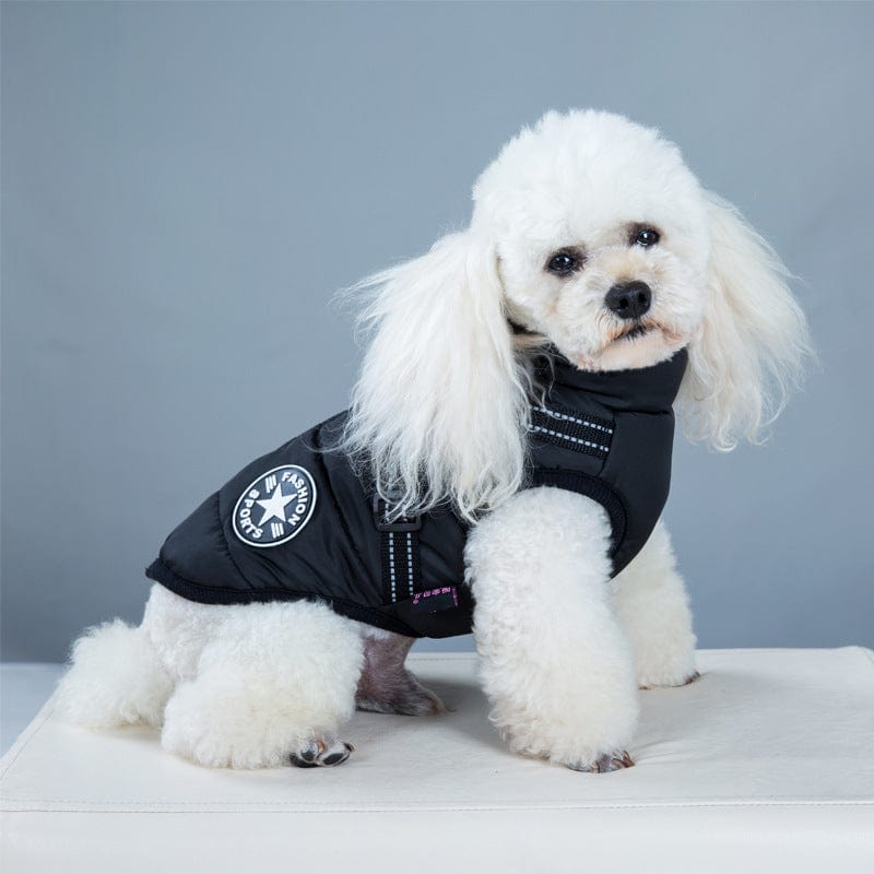 Dog Jacket Waterproof Insulated Built-In Harness Padded Winter Coat Reflective Large Medium Small Dog Windproof Outdoor Vest | Koossa