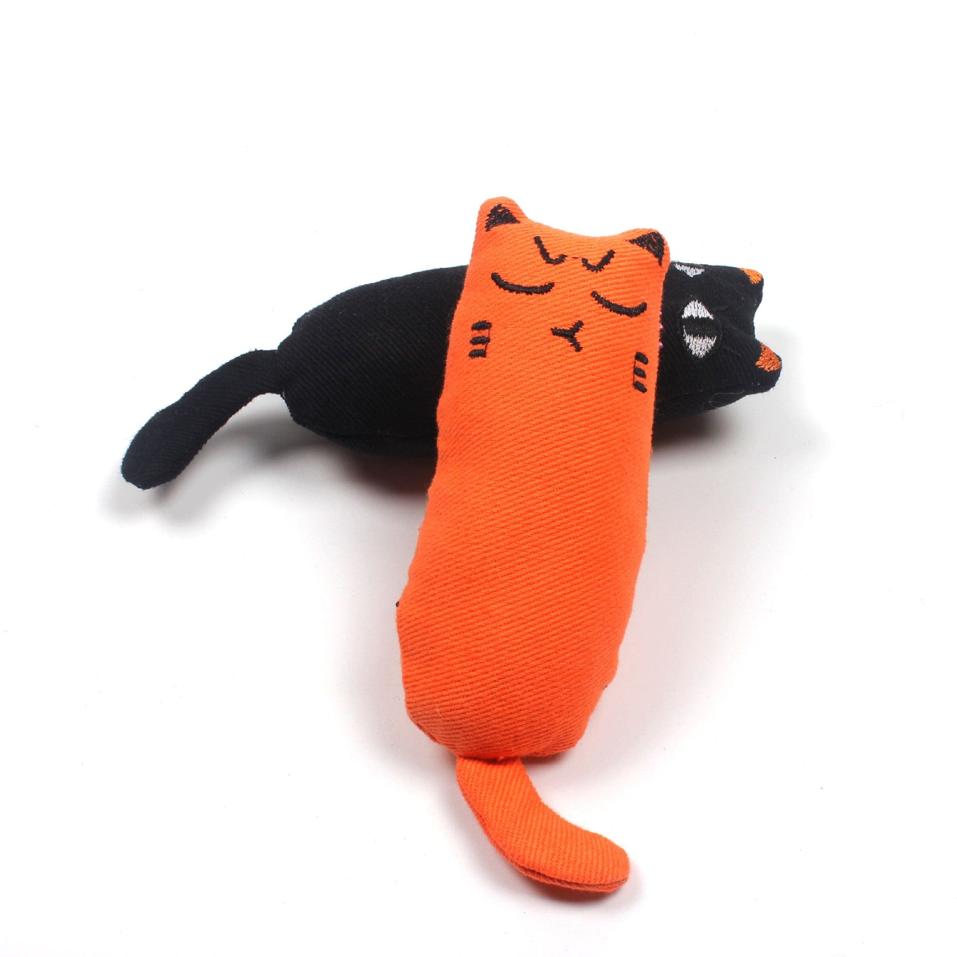 Cat Catnip Toy Plush Burlap 15cm Kitten Cuddle Kicker Bite Chew Teeth Grinding Indoor Play Toy Multiple Colours | Koossa