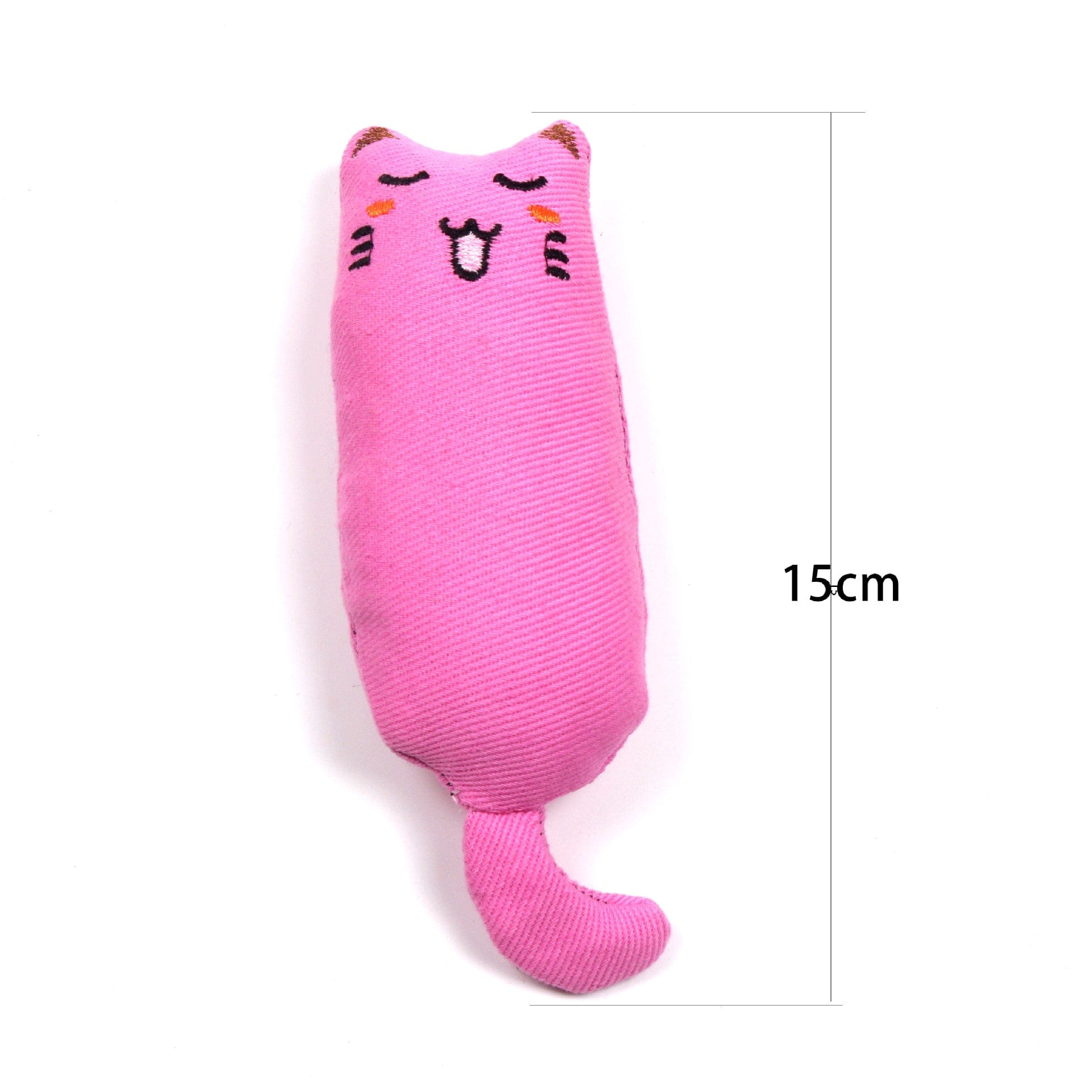 Cat Catnip Toy Plush Burlap 15cm Kitten Cuddle Kicker Bite Chew Teeth Grinding Indoor Play Toy Multiple Colours | Koossa
