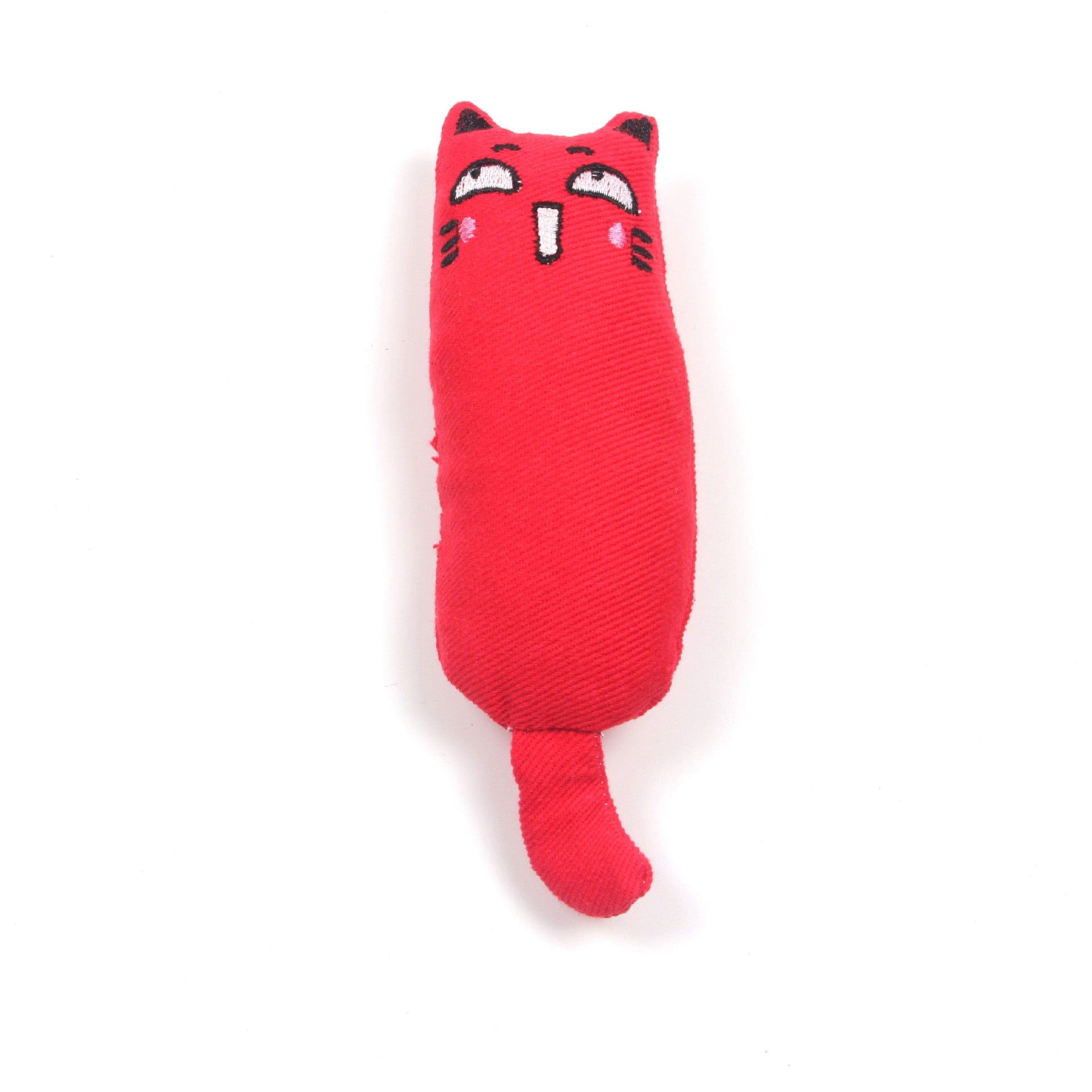 Cat Catnip Toy Plush Burlap 15cm Kitten Cuddle Kicker Bite Chew Teeth Grinding Indoor Play Toy Multiple Colours | Koossa