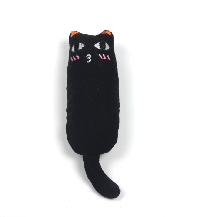 Cat Catnip Toy Plush Burlap 15cm Kitten Cuddle Kicker Bite Chew Teeth Grinding Indoor Play Toy Multiple Colours | Koossa