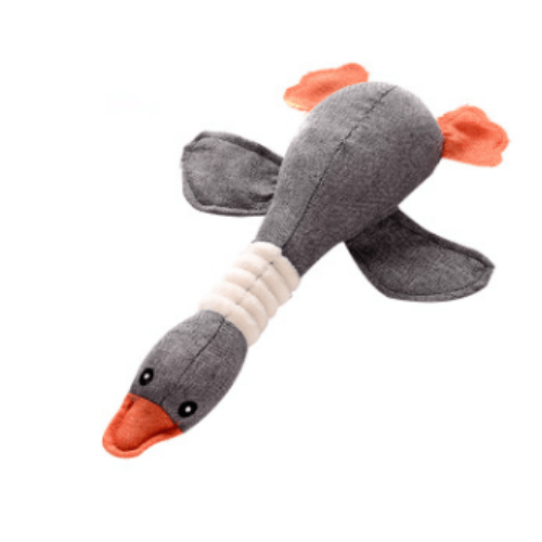 Dog Plush Duck Toy Squeaky Bite-Resistant Fabric 32cm Crinkle Neck Duck Dog Toy Small Medium Large Indoor Play | Koossa