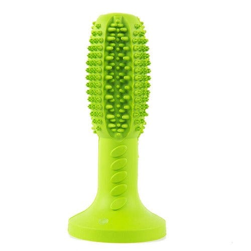 Dog Dental Chew Toy Natural Rubber Toothbrush Suction Cup Molar Cleaner Interactive Dog Teeth Cleaning Toy Small Medium Large Green Blue Red | Koossa