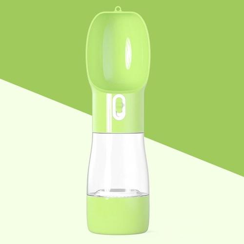 Dog Water Bottle Portable 2-in-1 Snack Dispenser Leak-Proof BPA-Free Travel Dog Water Bottle Foldable Bowl Walking Hiking Outdoor | Koossa