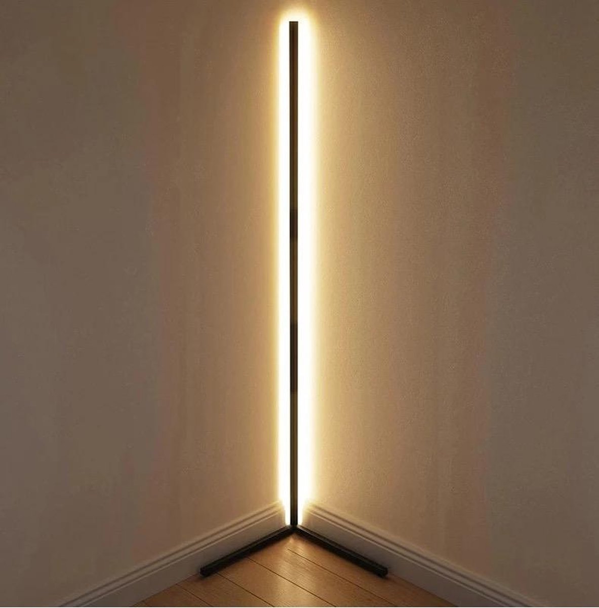Lampadaire Design LED 24W Réglable Blanc Chaud et RGB Pied en V Minimaliste Éclairage d'Ambiance pour Salon | Koossa