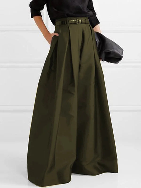 Women's High-Waist Wide-Leg Trousers — Elegant Palazzo Trousers for Work, Brunch & Casual Days | Koossa