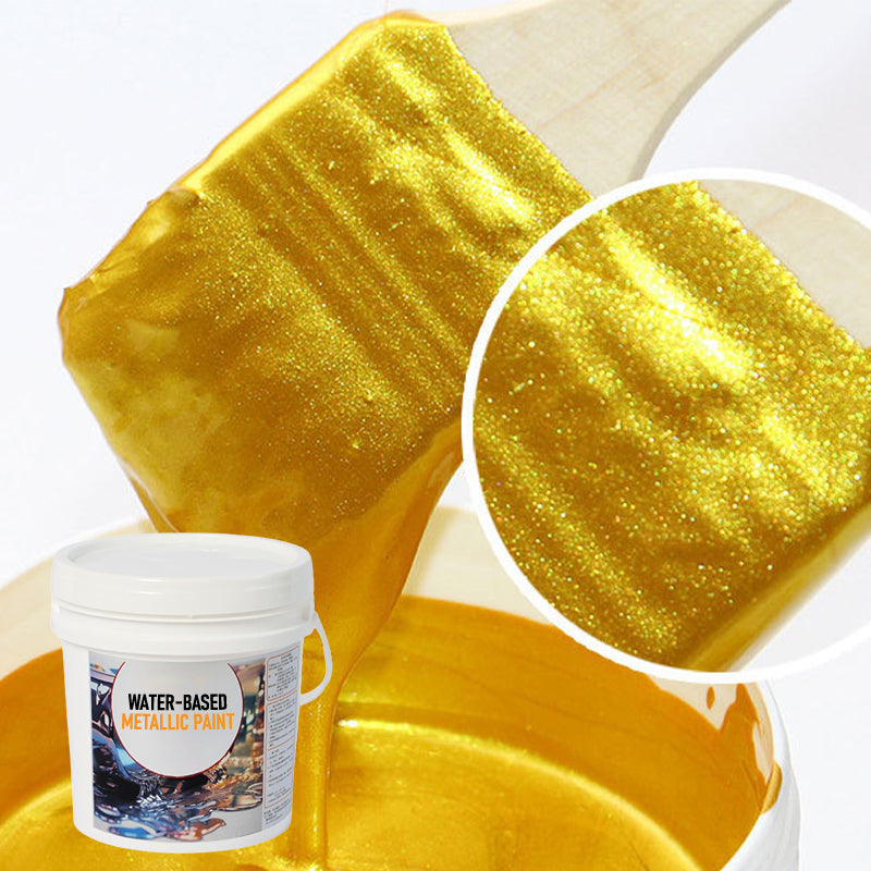 Water-Based Metallic Craft Paint with Brush Gold Silver Finish for Furniture Wood Metal DIY Projects Art Decoration | Lonoma