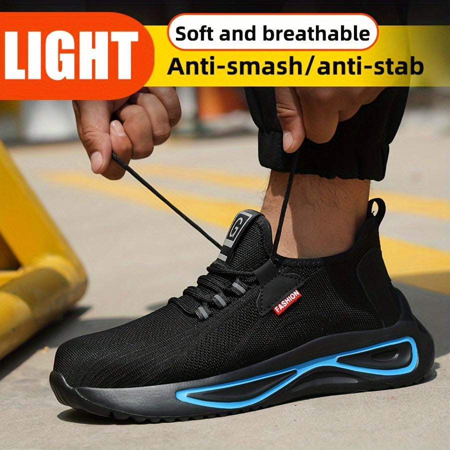 Men's Steel Toe Safety Work Shoes — Lightweight Protective Footwear for Construction & Outdoor Work | Koossa