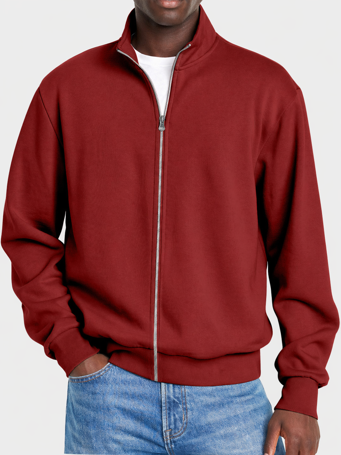 Men's Full-Zip Cardigan Sweater, Modern Fit Comfortable Layering Jacket for Fall, Winter & Spring, Casual Everyday Zip-Up Top | Lonoma