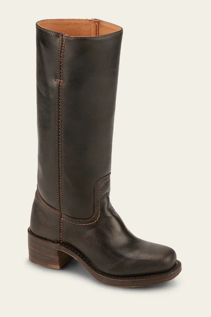 Women's Winter Boots — Classic Leather Ankle Boots for Autumn & Winter Elegance with Low Heel Comfort | Koossa