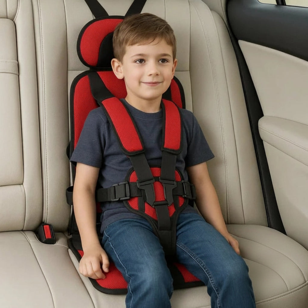 Lightweight Travel Harness Booster Kids Safety Restraint 5-Point Adjustable Portable Car Seat Alternative for Toddlers Children Ages 1-14 | Lonoma