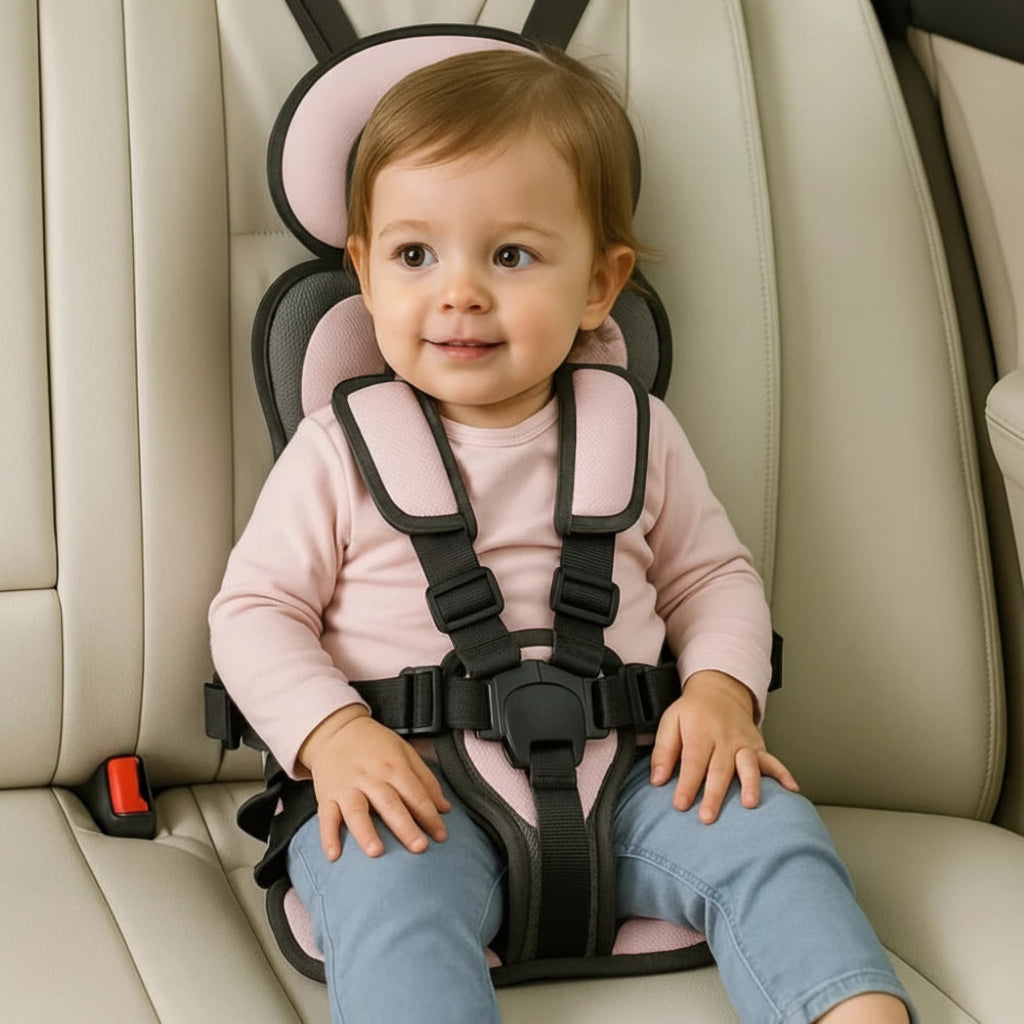 Lightweight Travel Harness Booster Kids Safety Restraint 5-Point Adjustable Portable Car Seat Alternative for Toddlers Children Ages 1-14 | Lonoma