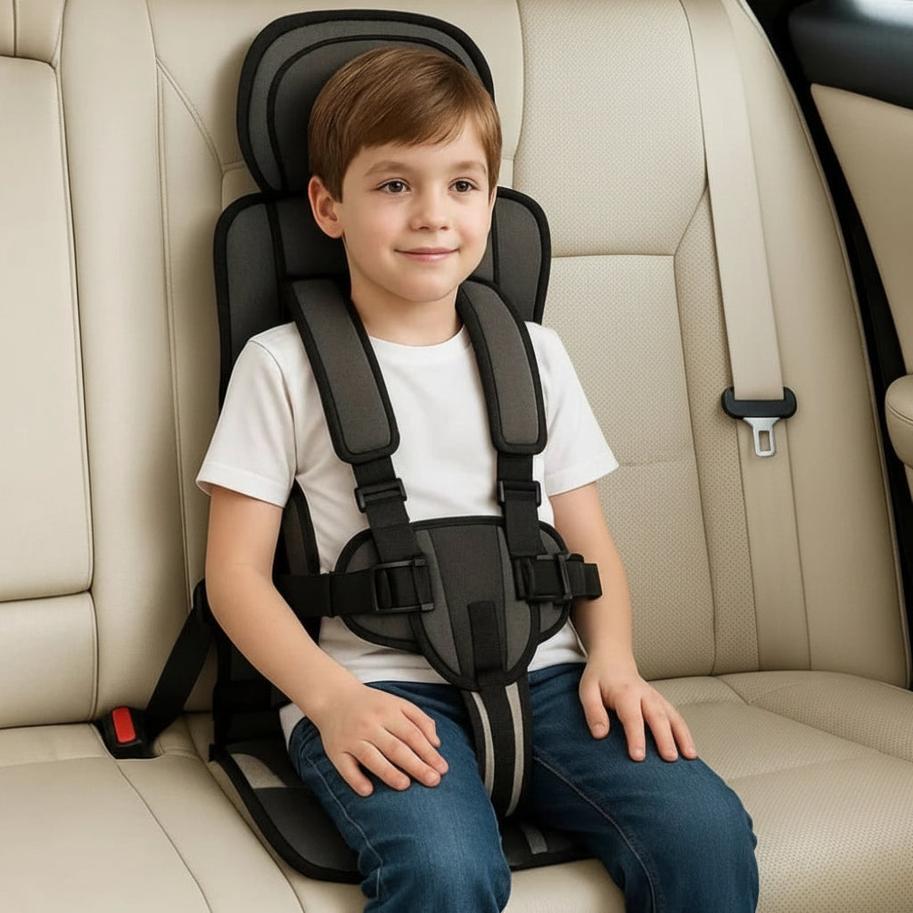 Lightweight Travel Harness Booster Kids Safety Restraint 5-Point Adjustable Portable Car Seat Alternative for Toddlers Children Ages 1-14 | Lonoma