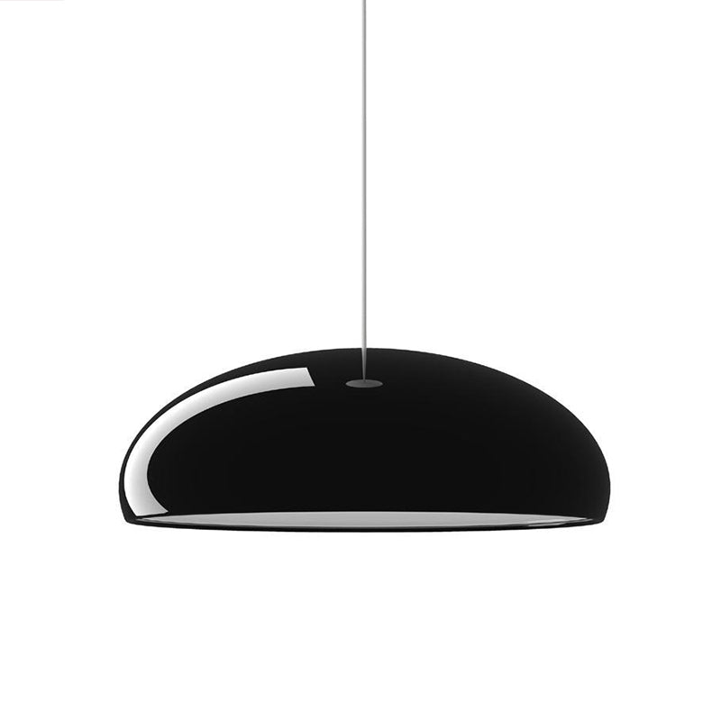 Modern Geometric Metal Pendant Light - Dimmable LED Ceiling Fixture with 3-Color Temperature Switching - 14 to 24 Inch Diameter Options | Lonoma