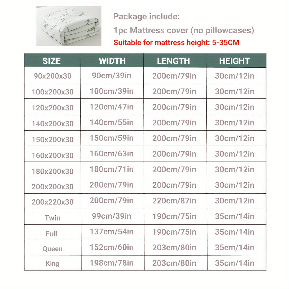 Protège-matelas Bambou Respirant Thermorégulateur 3D Confort Drap-Housse Ventilé Lit Naturel Hygiénique | Koossa