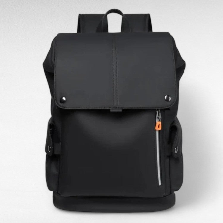 Roll-Top Backpack with Laptop Compartment, USB Charging Port & Water-Resistant Shell – 25 Liter Daypack for Work, School, Travel, Commuting | Lonoma