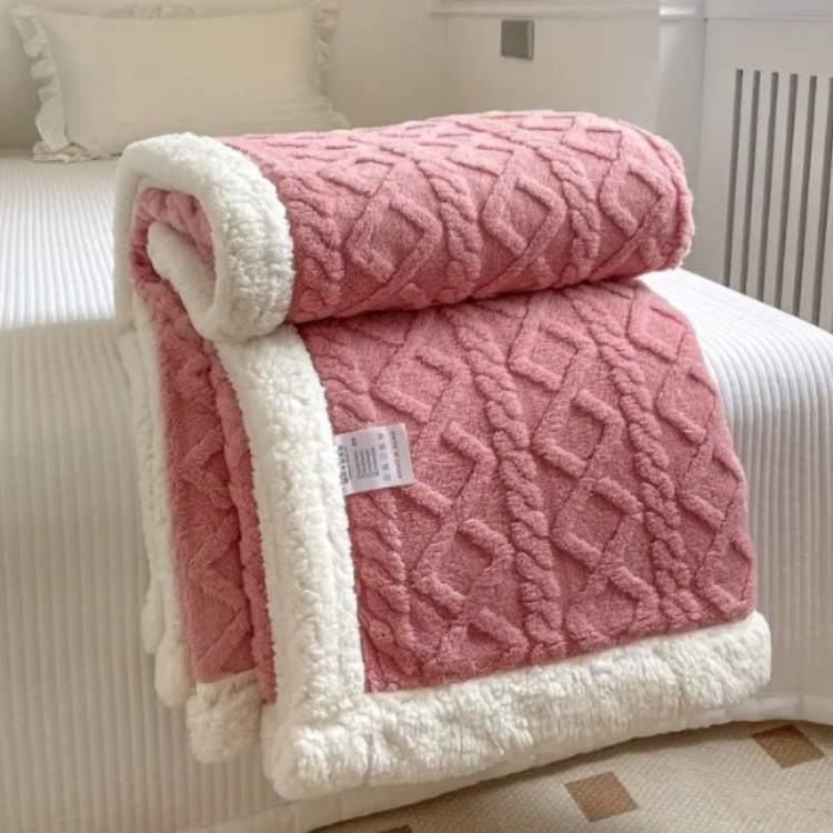Couverture lestée sherpa 150 × 200 cm gris douceur chaleur apaisante confort optimal détente sommeil réparateur | Koossa