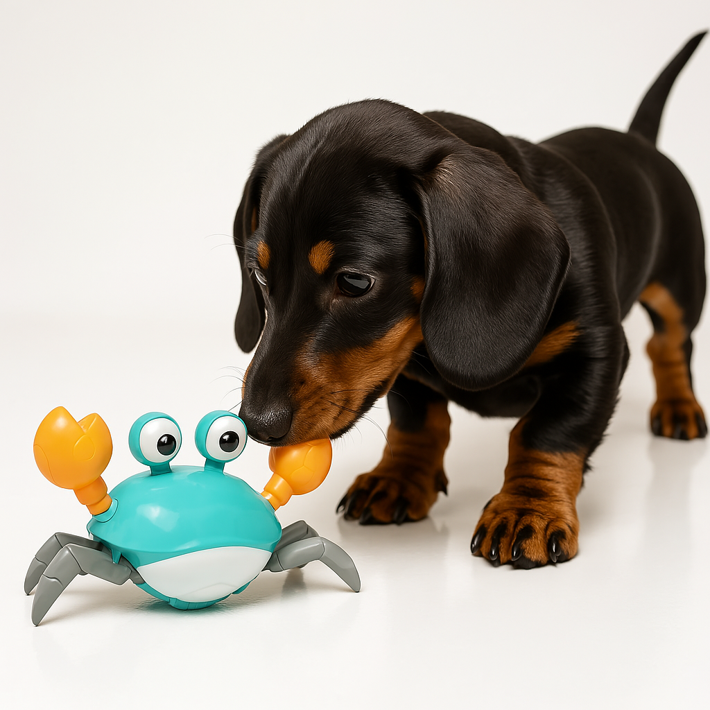 Dog Interactive Toy Motion Sensor Auto-Obstacle Avoidance USB Rechargeable Dachshund Small Dog Indoor Play Chaser Ball | Koossa