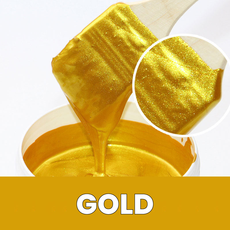 Water-Based Metallic Craft Paint with Brush Gold Silver Finish for Furniture Wood Metal DIY Projects Art Decoration | Lonoma