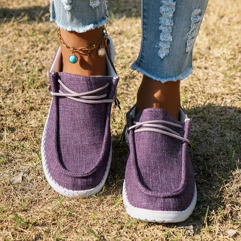 Women's Lightweight Slip-On Trainers with Breathable Mesh and Non-Slip Sole for All-Day Comfort | Koossa