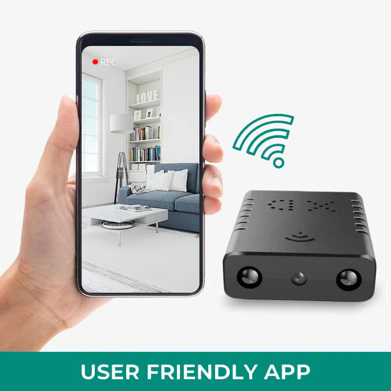 Caméra de Surveillance Intérieure Wifi Full HD 1080P avec Vision Nocturne Infrarouge et Détection de Mouvement | Koossa