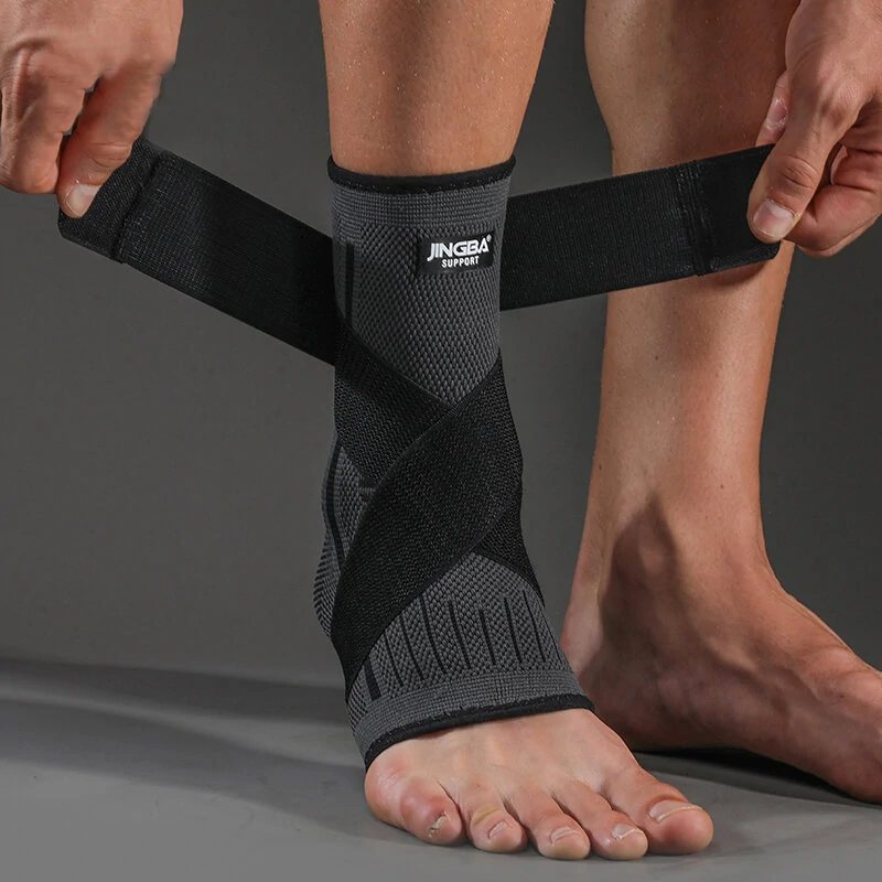 Adjustable Ankle Support Brace — Compression Wrap for Pain Relief & Stability During Sport & Daily Wear | Koossa