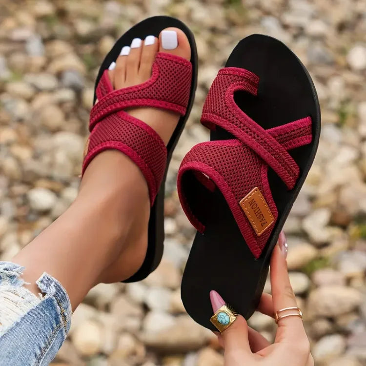 Women's Cushioned Orthopedic Sandals with Arch Support – Lightweight Summer Footwear for All-Day Comfort and Posture | Koossa