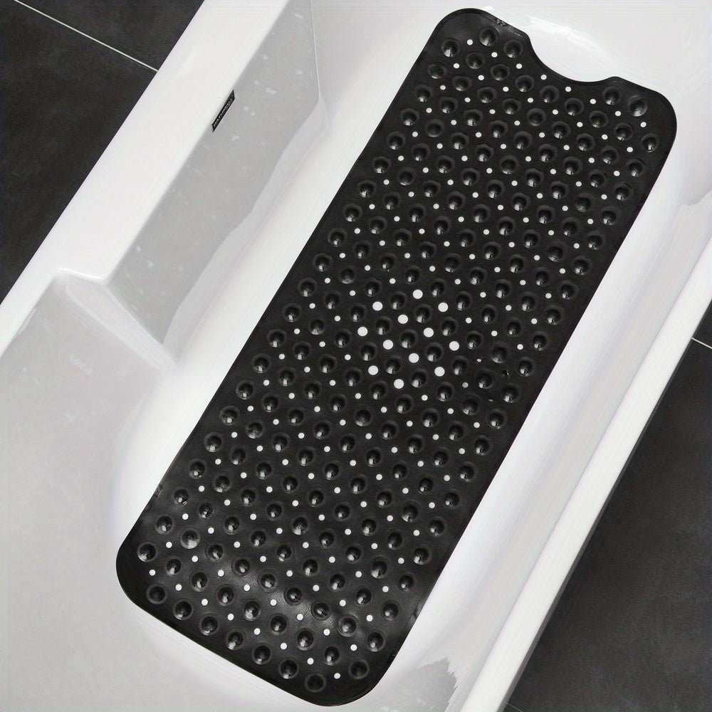 Tapis Antidérapant Extra Long pour Baignoire et Douche avec Ventouses Puissantes 101 × 40 cm Salle de Bains | Koossa