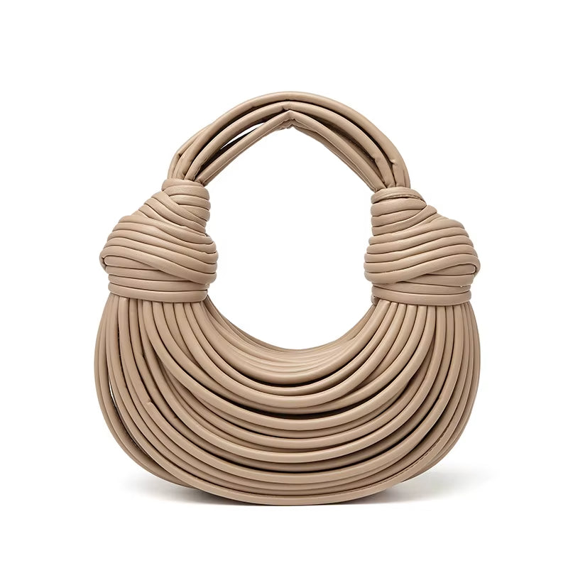 Sculptural Metallic Evening Bag with Detachable Strap in Six Lustrous Finishes | Koossa