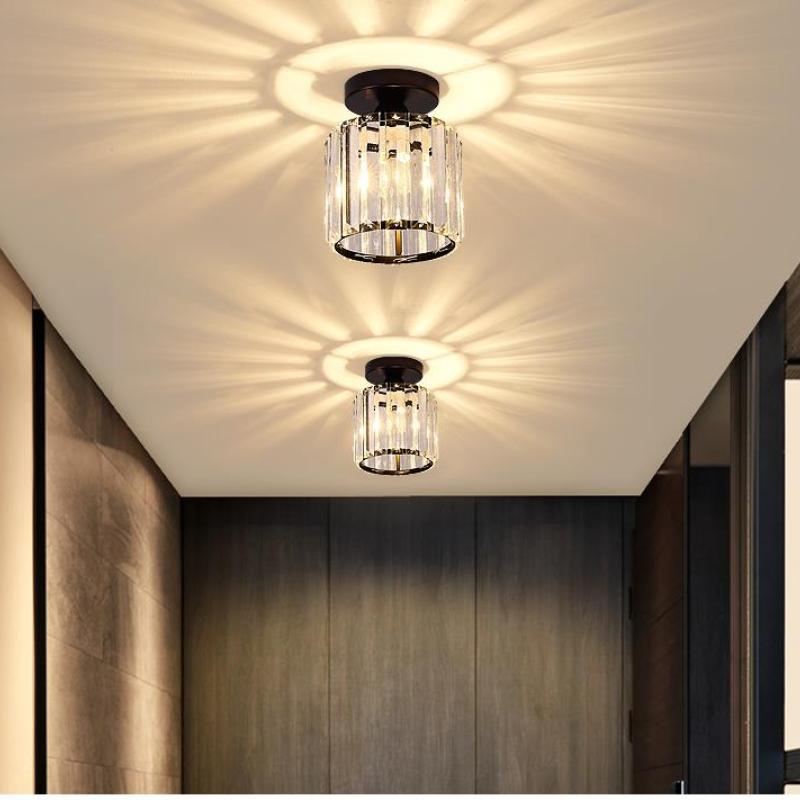 Flush Mount LED Ceiling Light Dimmable 3-Color Metal Acrylic Fixture for Bedroom Living Room Study Modern Indoor Lighting | Lonoma