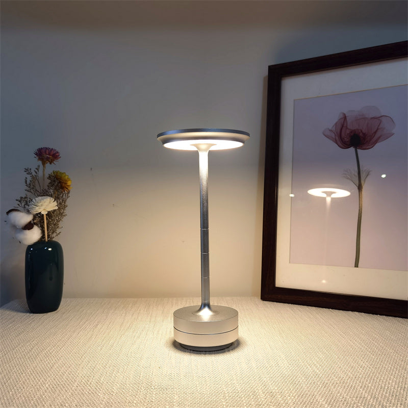 Cordless Rechargeable Table Lamp with Touch Control, 3 Light Modes, Portable LED Nightstand, Desk & Reading Lamp for Bedroom | Lonoma