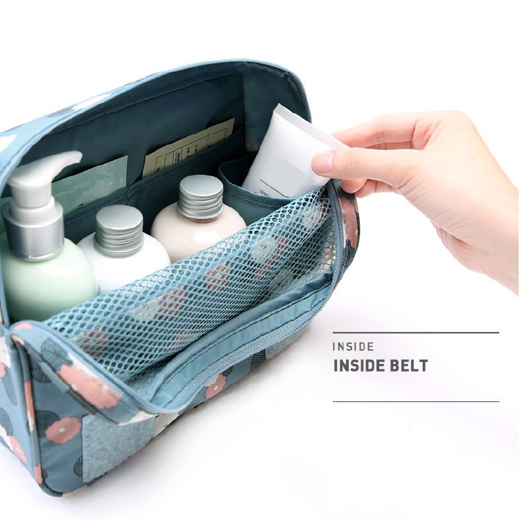 Women's Hanging Travel Toiletry Organiser Bag — Waterproof Cosmetics Case for Weekend Breaks & Holidays | Koossa