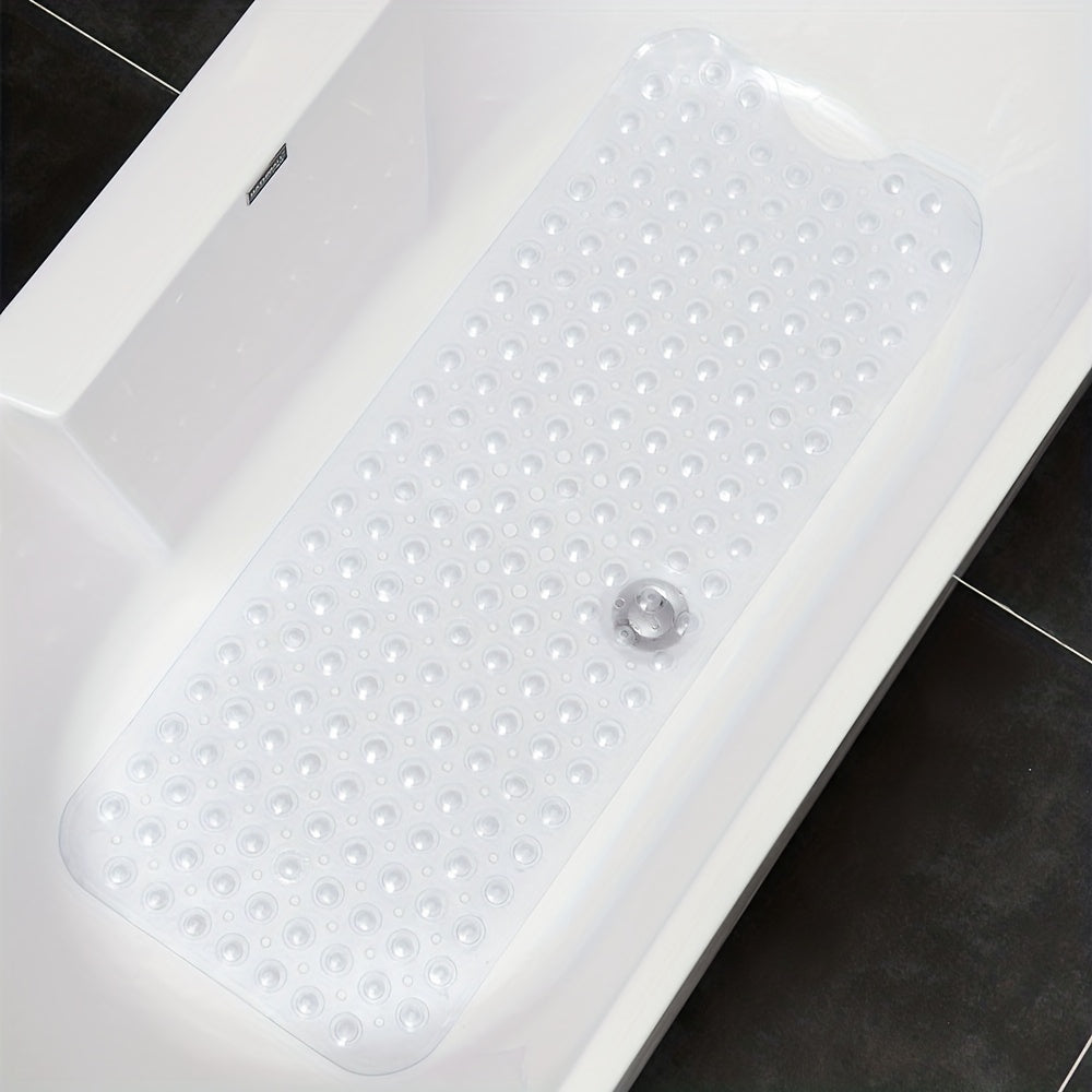 Tapis Antidérapant Extra Long pour Baignoire et Douche avec Ventouses Puissantes 101 × 40 cm Salle de Bains | Koossa